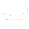 1/4 in. Return Fuel Line for 74 Mopar B-Body [Steel] - image 1