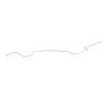 Single Intermediate Brake Line for 66 Mopar B-Body w/ Drum [Steel] - image 1