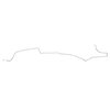 Intermediate Brake Line for 71 Mopar B-Body w/ Disc Or Drum/ 72 Drum Brakes Only [Steel] - image 1