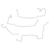 Front Brake Line Kit for 03-10 Dodge Viper [Stainless Steel] - image 1