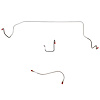 3 Line Set for 66 Mopar B-Body w/ Standard Brakes [Stainless Steel] - image 1