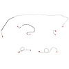 Front 5 Line Kit for 71 Mopar B-Body w/ Standard Disc [Steel] - image 1