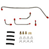 Pump To Carb Lines for 63-64 Mopar B-Body 413/426ci Max Wedge, Carter 3705 Dual 4-bbl Carburetor [Stainless Steel] - image 1
