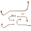 5 Line Set for 64-65 Mopar B-Body Hemi X Ram w/ Dual Carter 4-bbl [Stainless Steel] - image 1