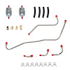 Fuel Line for Mopar B-Body A&A Transmission X-Ram w/ Edelbrock [Stainless Steel] - image 1