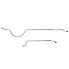 2-Piece Brake Line Set for 74 Mopar B-Body w/ 8 3/4 in. Rear Axle [Steel] - image 1