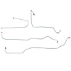 Transmission Cooler Line Set for 70 Mopar B-Body Hemi (Except Charger) [Stainless Steel] - image 1