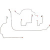 Front Brake Line Kit for 07-18 Wrangler [Steel] - image 1