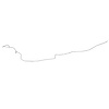 5/16 in. Tank To Pump Fuel Line for 67-68 Mopar A-Body [Steel] - image 1