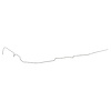 3/8 in. Tank To Pump Fuel Line for 72-74 Mopar A-Body [Stainless Steel] - image 1