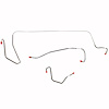 Front Brake Lines for 64-65 Mopar A-Body, w/ Standard Brakes [Stainless Steel] - image 1