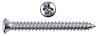 Phillips Oval Head Sheet Metal Screws #8 x 1 1/2 in. OAL with #6 Head [100 Pieces] - image 1