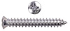 Phillips Oval Head Sheet Metal Screws #10 x 1 1/4 in. OAL with #6 Head [100 Pieces] - image 1