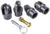 Swing Out Door Bar Kit 1 3/4 in. x 0.134 in. Wall Mild Steel Tubing (Tube Mount) - image 2