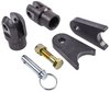 Swing Out Door Bar Kit 1 5/8 in. x 0.083 in. Wall Mild Steel Tubing (Tab Mount) - image 2