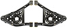 Tubular Lower Control Arms for 1967-1969 Chevy Camaro, Pontiac Firebird, 1968-1974 Chevy Nova [Lowers Vehicle 1.500 in to 2 in.] - image 1