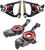 Tubular Upper Control Arm Kit for 1965-1970 Chevrolet Bel Air, Biscayne, Impala & 1966-1970 Chevrolet Caprice [Stock Height] - image 1