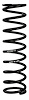 Coil-Over Spring [12 in. Length 110 lb./in. Black] - image 1