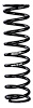 Coil-Over Spring [12 in. Length 200 lb./in. Black] - image 1