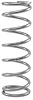 Coil-Over Spring [10 in. Length, 125 lb./in., Silver Powder-Coated Finish] - image 1