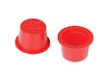 Vintage-Look Red Plastic Wheel Plugs - image 1