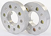 Billet Wheel Adapters Fits 5 Lug x 5" Hub - image 2