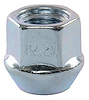 Bulge Acorn Lug Nuts, Short Open-End [1/2 in.-20 RH, Zinc] - image 1
