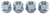 Bulge Acorn Lug Nuts, Short Open-End [1/2 in.-20 RH, Zinc] - image 2