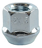 Bulge Acorn Lug Nuts, Short Open-End [12mm x 1.5 RH, Zinc] - image 1