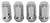 Bulge Acorn Lug Nuts, Long Closed-End [9/16 in.-18 RH, Chrome] - image 2