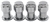 Standard Mag Lug Nuts, Closed-End [7/16 in.-20 RH, .750 in. Shank, Chrome] - image 2