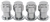 Standard Mag Lug Nuts, Closed-End [12mm x 1.5 RH, .750 in. Shank, Chrome] - image 2