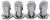 Standard Mag Lug Nuts, Closed-End [1/2 in.-20 RH, .850 in. Shank, Chrome] - image 2
