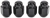 Acorn Lug Nuts, Short Closed-End [7/16 in.-20, Black Chrome] - image 2