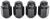Acorn Lug Nuts, Short Closed-End [14mm x 1.5, Black Chrome] - image 2