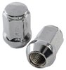 Bulge Acorn Lug Nuts, Short Closed-End [14mm x 1.5 RH, Chrome] - image 3