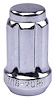 Spline Drive Lug Nuts, Short Closed-End [7/16 in.-20 RH, Chrome] - image 1