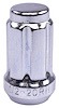 Spline Drive Lug Nuts, Short Closed-End  [1/2 in.-20 RH, Chrome] - image 1