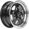Sport Star 5-Spoke Wheel [Size: 15" x 7"] Polished Lip with Black Spokes - image 2