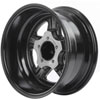 Sport Star 5-Spoke Wheel [Size: 15" x 7"] Polished Lip with Black Spokes - image 3