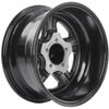 Sport Star 5-Spoke Wheel [Size: 15" x 7"] Polished Lip with Black Spokes - image 4