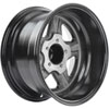 Sport Star 5-Spoke Wheel [Size: 15" x 8"] Polished Lip with Black Spokes - image 4