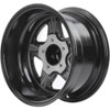 Sport Star 5-Spoke Wheel [Size: 15" x 8"] Polished Lip with Black Spokes - image 3