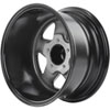 Sport Star 5-Spoke Wheel [Size: 15" x 8"] Polished Lip with Black Spokes - image 3