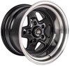 Sport Star 5-Spoke Wheel [Size: 15" x 10"] Polished Lip with Black Spokes - image 3