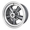 Sport Torque Wheel [Size: 15" x 7"] Polished Lip with Grey Spokes - image 1
