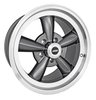 Sport Torque Wheel [Size: 17" x 8"] Polished Lip with Grey Spokes - image 2