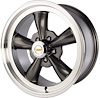 Sport Torque Wheel [Size: 17" x 9"] Polished Lip with Grey Spokes - image 1