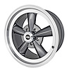 Sport Torque Wheel [Size: 17" x 9"] Polished Lip with Grey Spokes - image 1