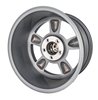 Sport Torque Wheel [Size: 17" x 9"] Polished Lip with Grey Spokes - image 4